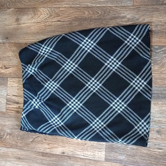 Tribeca Size 10 Tartan Tweed Wool Blend Lined Skirt - Picture 5 of 8